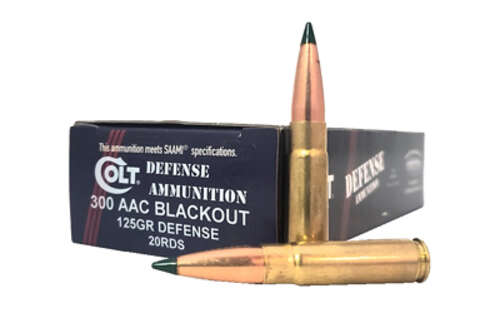 Ammunition DoubleTap Ammunition Colt Defense 300Blackout DBLTAP CD 300BLK 125GR SCHP 20/1000 • Model: Colt Defense